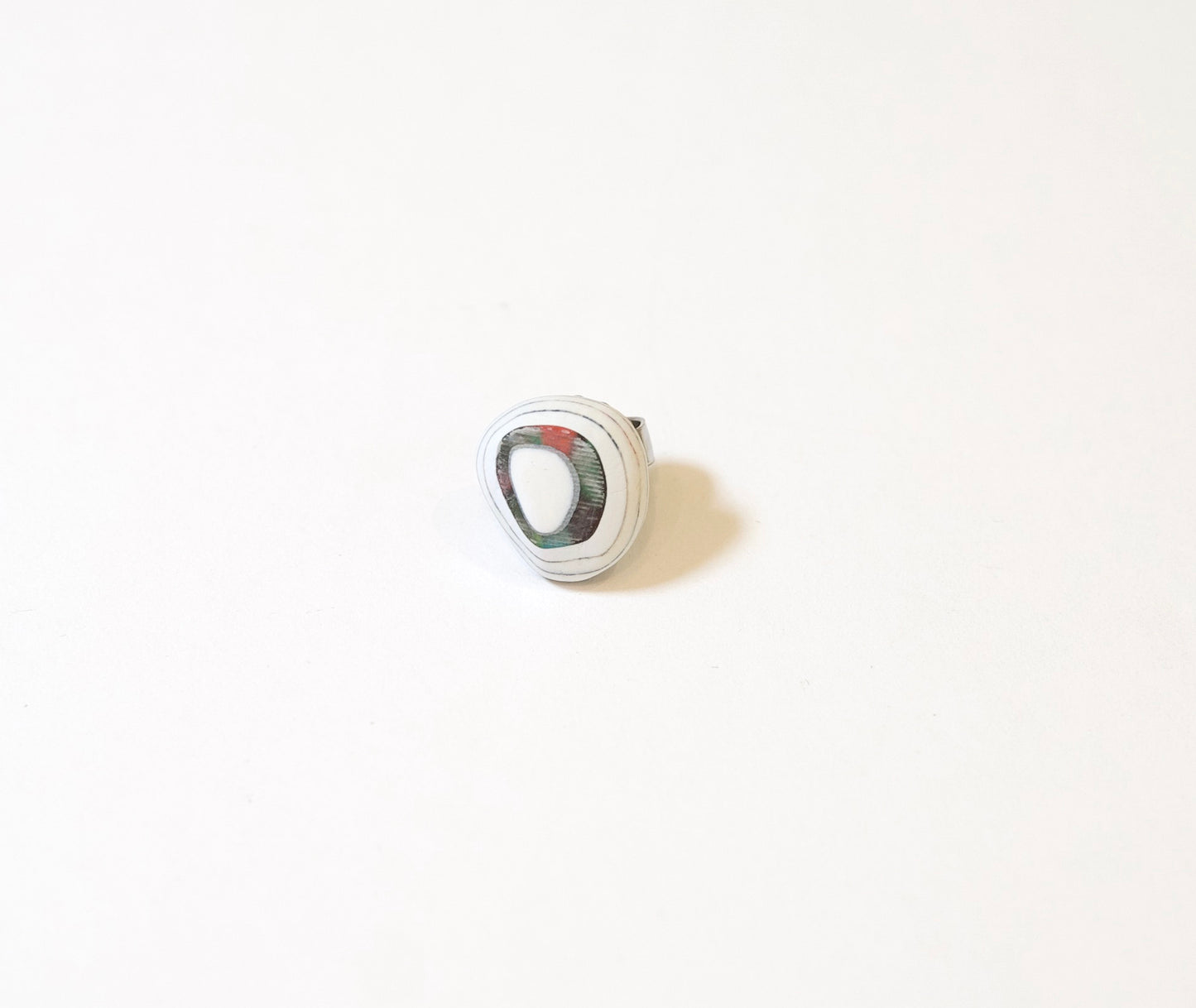 Layered Stone Earring