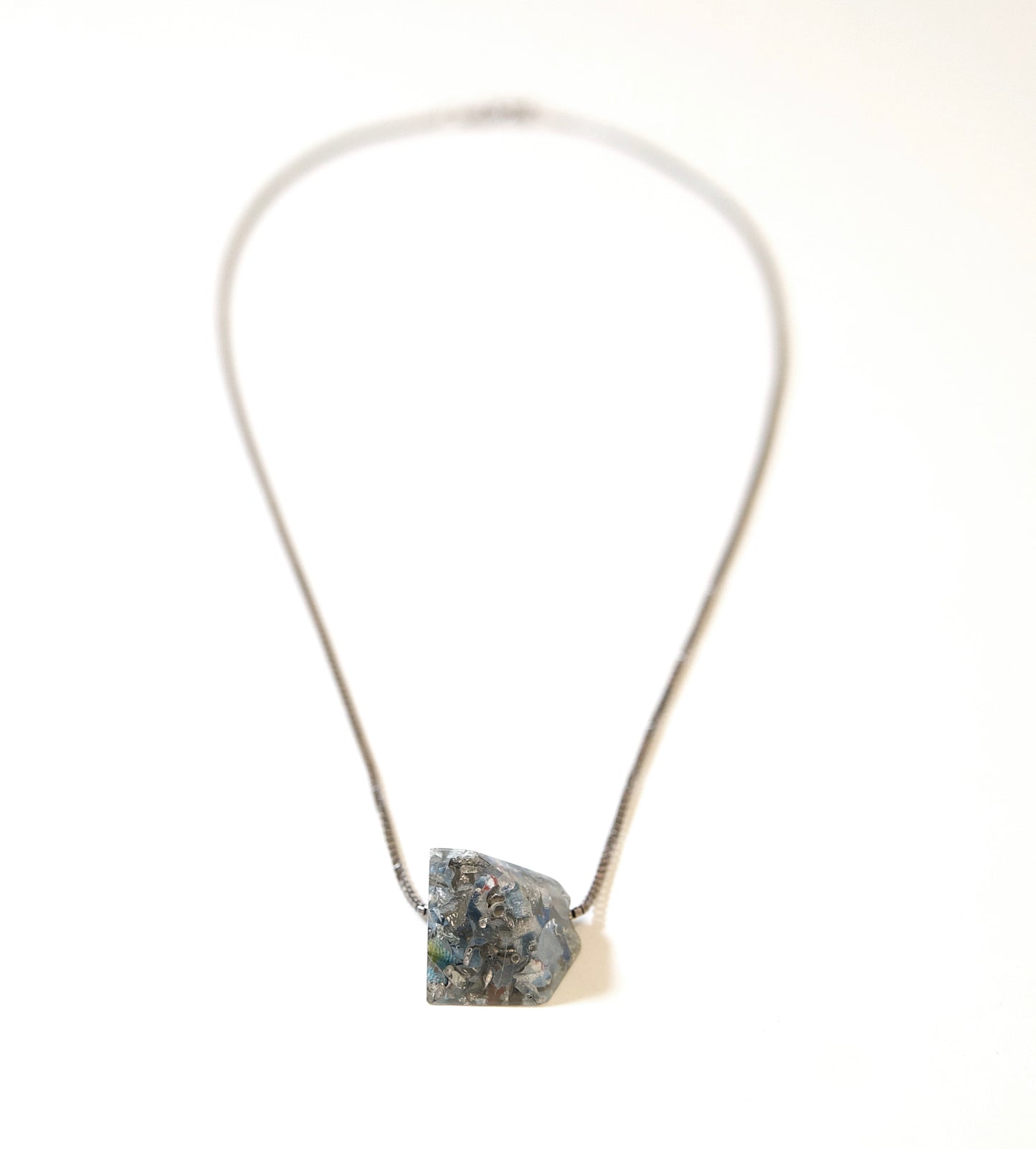 Space Rock Pendant (Light Blue)