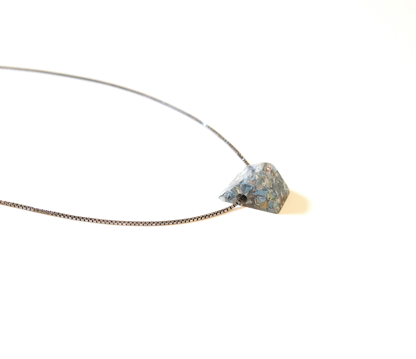 Space Rock Pendant (Light Blue)